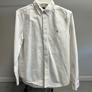 White Collar Long Sleeve Shirt